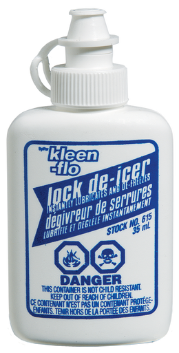 Kleen Flo 615 Lock De-Icer, Pocket Size - 35mL