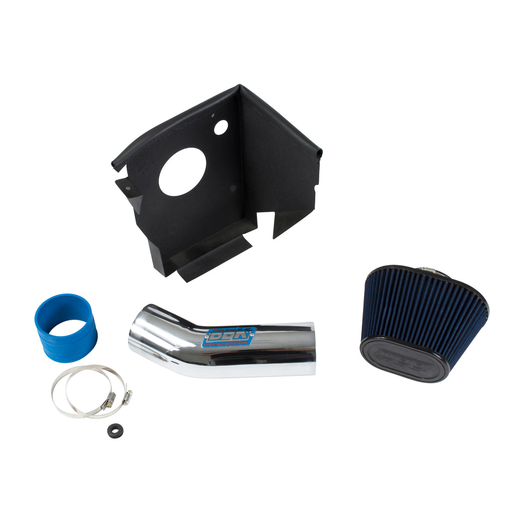 BBK Performance Parts 1777 2011-2024 DODGE 6.4L SRT8 CHALLENGER CHARGER COLD AIR KIT (Powder Coated Chrome) for Select Chrysler 300, Dodge Challenger, Dodge Charger