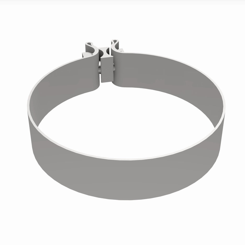 MagnaFlow Exhaust Products 10167 10 pk - Lap Joint Band Clamp - 5.00in.