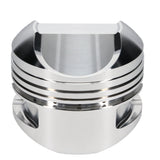 JE Pistons 178003 Piston Set, 2618, Dome, 4.310 Bore, 1.612 CD, 1.094 Pin, Set of 8.