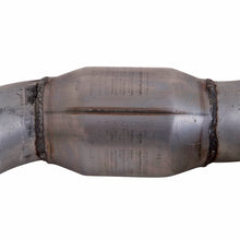 Load image into Gallery viewer, BBK Performance Parts 1786 1987-04 MUSTANG COYOTE SWAP SHORT MID X PIPE WITH HIGH FLOW CATS for Select Ford Mustang