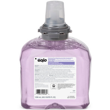 GOJO 5361-02 Premium Foam Handwash with Skin Conditioners, 1.2 L