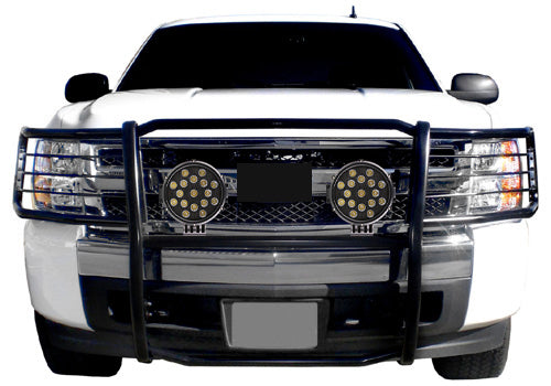 Black Horse Off Road 17A035700A2MA-PLB Grille Guard Kit for Select Chevrolet Silverado