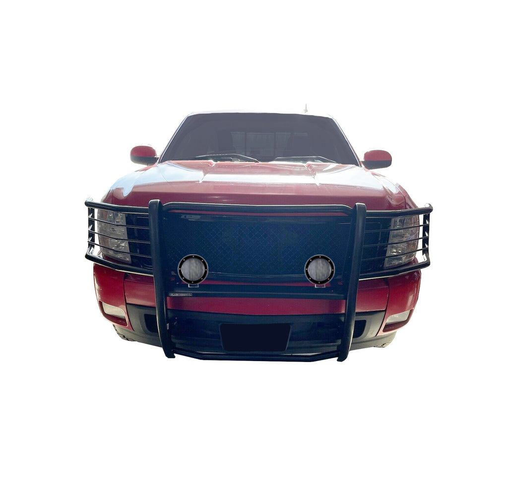 Black Horse Off Road 17A035700A2MA-PLFB Grille Guard Kit for Select Chevrolet Silverado