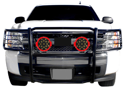 Black Horse Off Road 17A035700A2MA-PLR Grille Guard Kit for Select Chevrolet Silverado