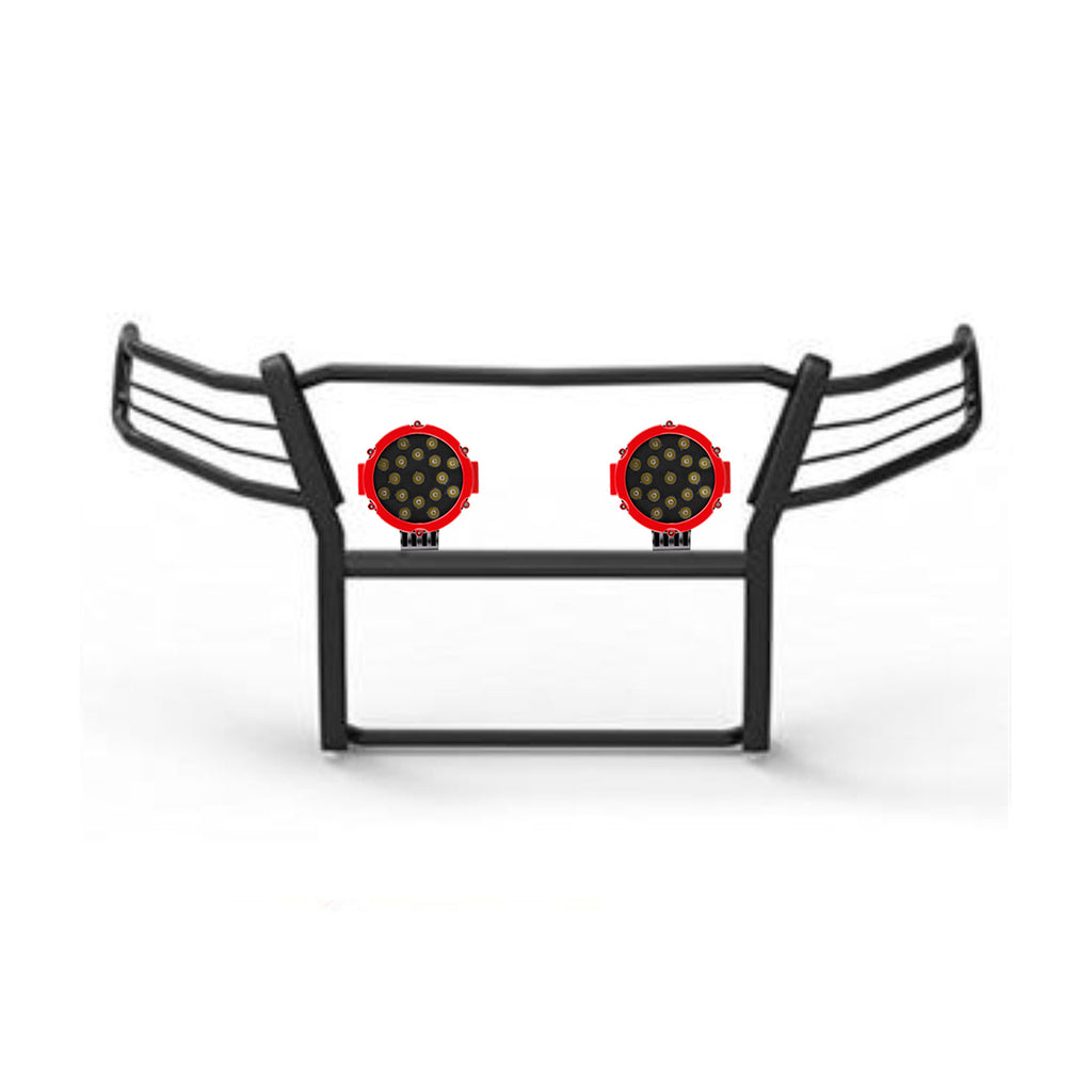 Black Horse Off Road 17A035700A2MA-PLR Grille Guard Kit for Select Chevrolet Silverado
