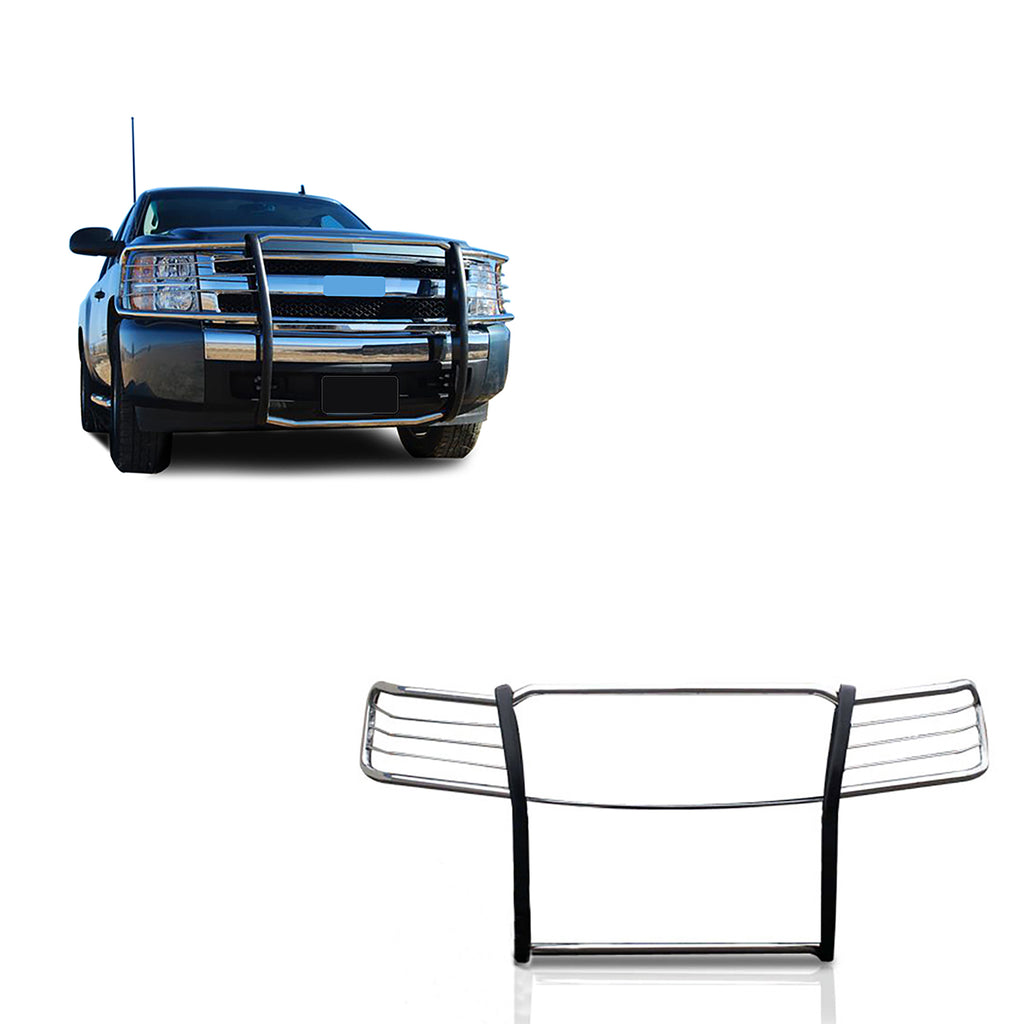 Black Horse Off Road 17A035700A2MSS Grille Guard for Select Chevrolet Silverado