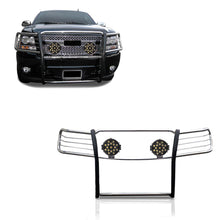Load image into Gallery viewer, Black Horse Off Road 17A037400MSS-PLB Grille Guard Kit for Select Chevrolet Avalanche, Chevrolet Suburban 1500, Chevrolet Tahoe