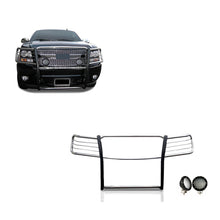 Load image into Gallery viewer, Black Horse Off Road 17A037400MSS-PLFB Grille Guard Kit for Select Chevrolet Avalanche, Chevrolet Suburban 1500, Chevrolet Tahoe