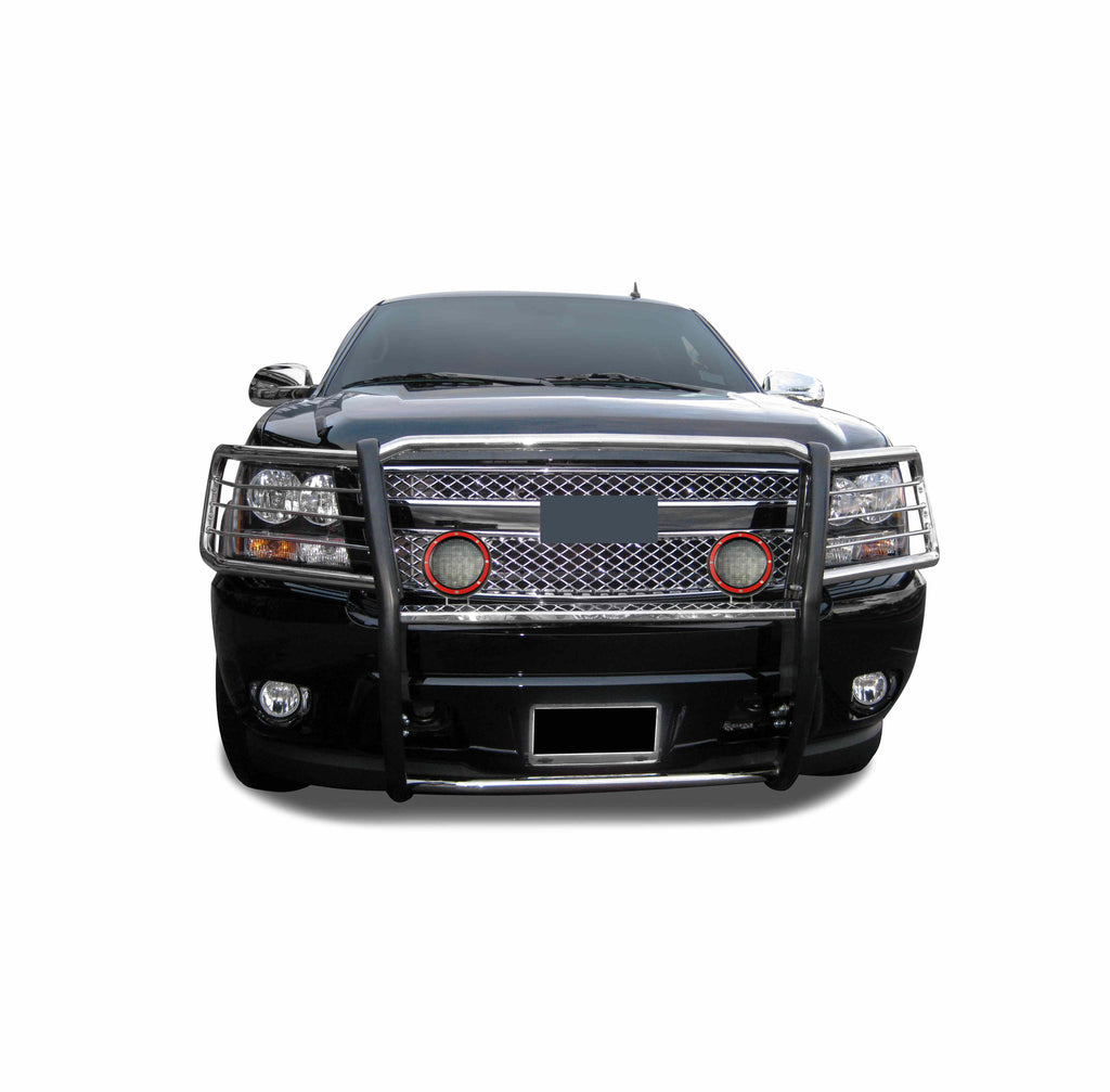 Black Horse Off Road 17A037400MSS-PLFR Grille Guard Kit for Select Chevrolet Avalanche, Chevrolet Suburban 1500, Chevrolet Tahoe
