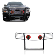 Load image into Gallery viewer, Black Horse Off Road 17A037400MSS-PLR Grille Guard Kit for Select Chevrolet Avalanche, Chevrolet Suburban 1500, Chevrolet Tahoe