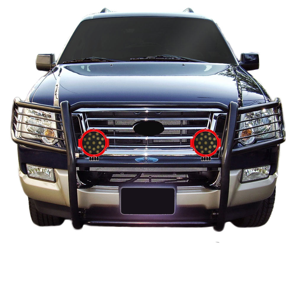 Black Horse Off Road 17A047600MA-PLR Grille Guard Kit for Select Ford Explorer