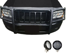 Load image into Gallery viewer, Black Horse Off Road 17A080200MA-PLFB Grille Guard Kit for Select Jeep Grand Cherokee