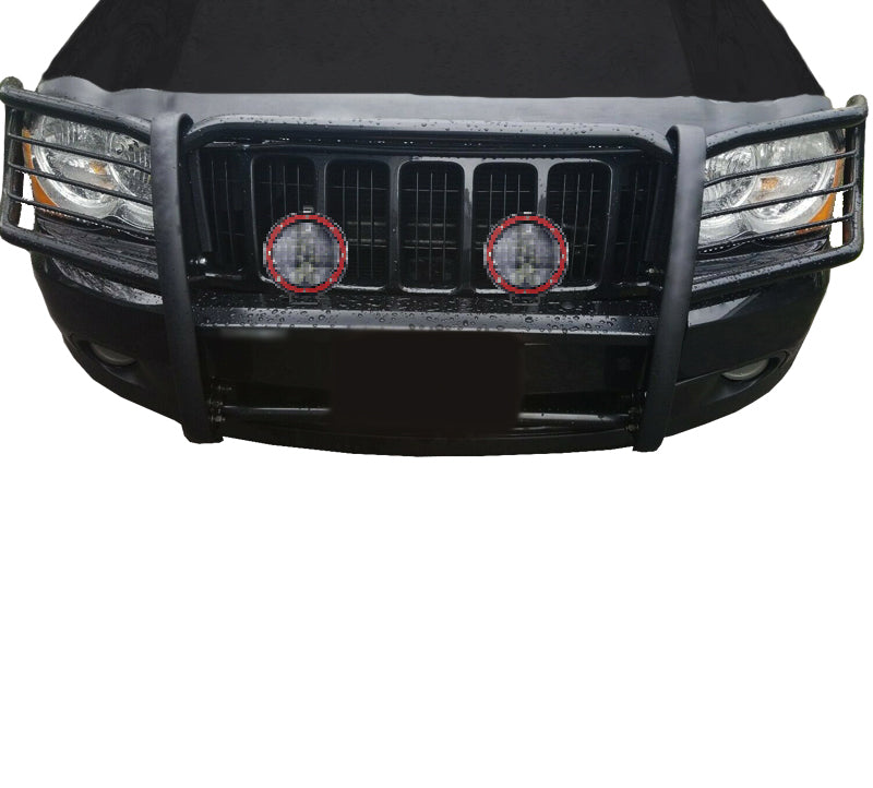 Black Horse Off Road 17A080200MA-PLFR Grille Guard Kit for Select Jeep Grand Cherokee