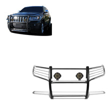 Load image into Gallery viewer, Black Horse Off Road 17A080202MSS-PLB Grille Guard Kit for Select Jeep Grand Cherokee