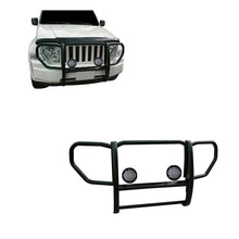 Load image into Gallery viewer, Black Horse Off Road 17A086400A-PLFB Grille Guard Kit for Select Jeep Liberty