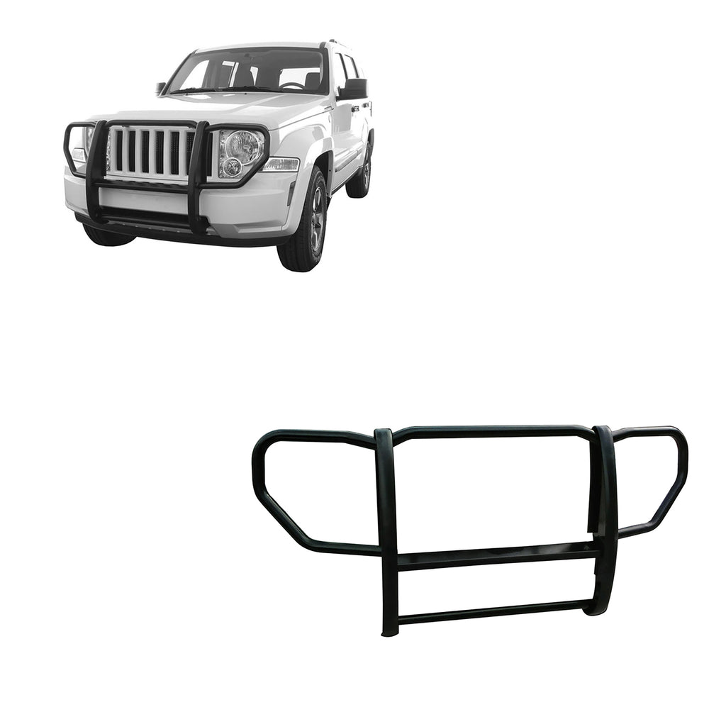 Black Horse Off Road 17A086400A Grille Guard for Select Jeep Liberty