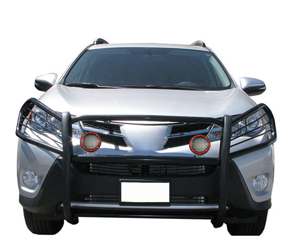 Black Horse Off Road 17A093902MA-PLFR Grille Guard Kit for Select Toyota RAV4
