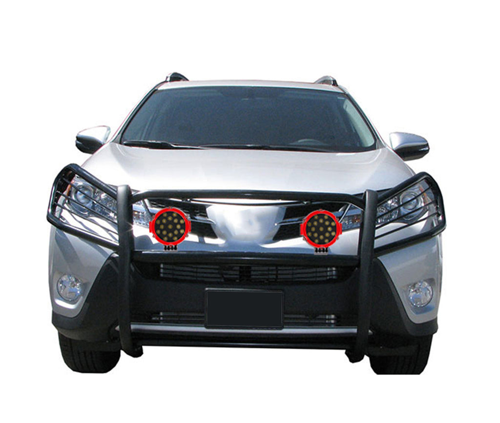 Black Horse Off Road 17A093902MA-PLR Grille Guard Kit for Select Toyota RAV4