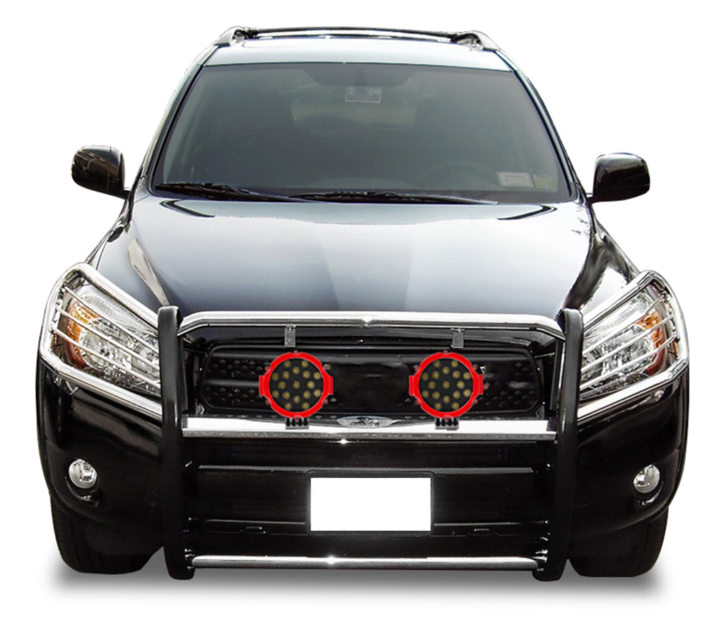 Black Horse Off Road 17A093902MSS-PLR Grille Guard Kit for Select Toyota RAV4