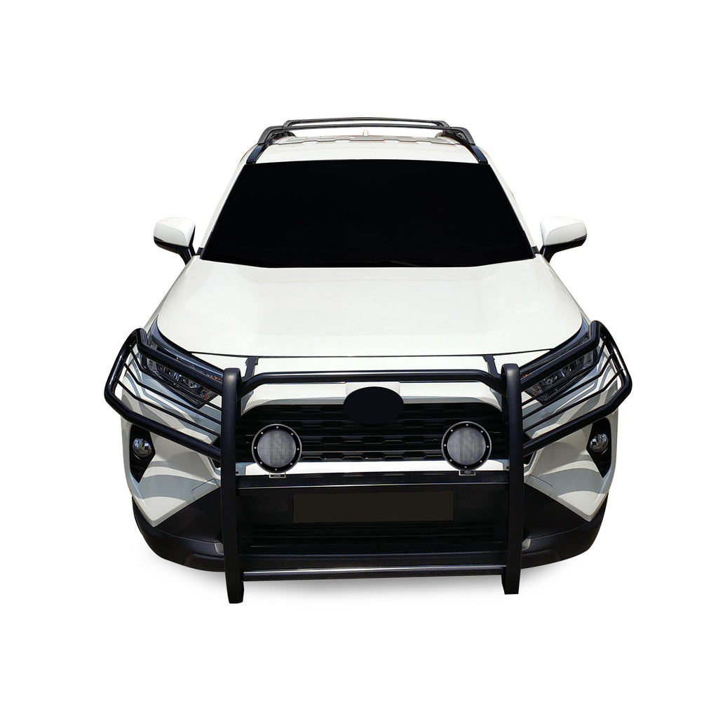Black Horse Off Road 17A093904MA-PLFB Grille Guard Kit for Select Toyota RAV4