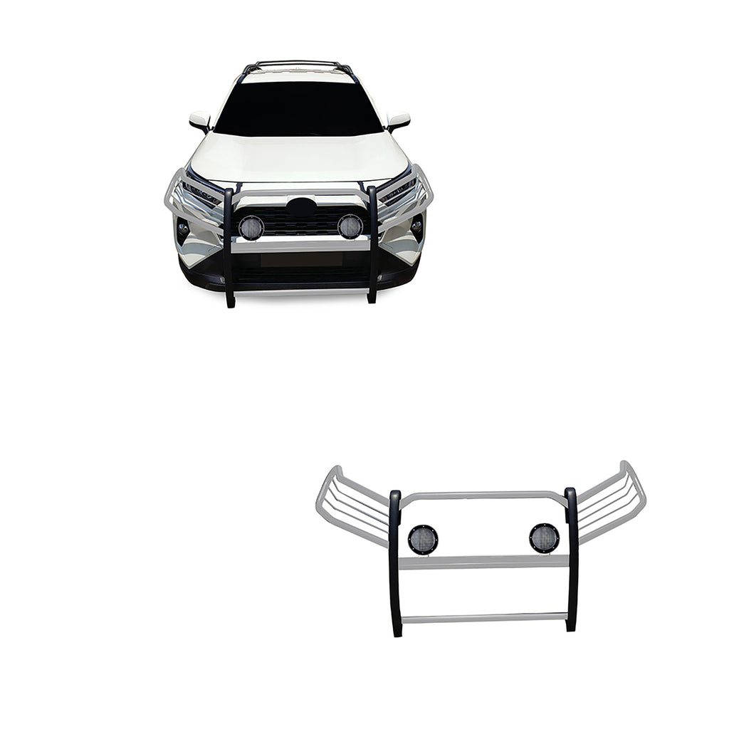 Black Horse Off Road 17A093904MSS-PLFB Grille Guard Kit for Select Toyota RAV4