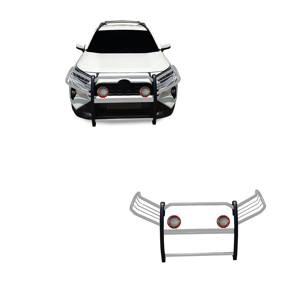 Black Horse Off Road 17A093904MSS-PLFR Grille Guard Kit for Select Toyota RAV4