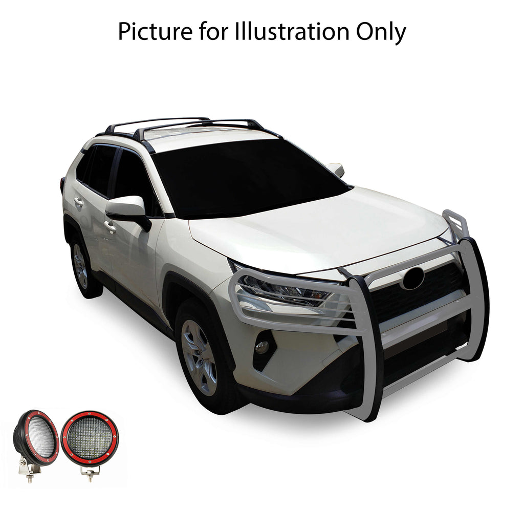 Black Horse Off Road 17A093904MSS-PLFR Grille Guard Kit for Select Toyota RAV4