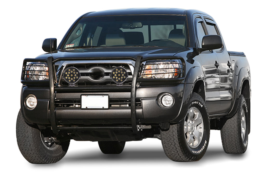 Black Horse Off Road 17A096400MA-PLB Grille Guard Kit for Select Toyota Tacoma