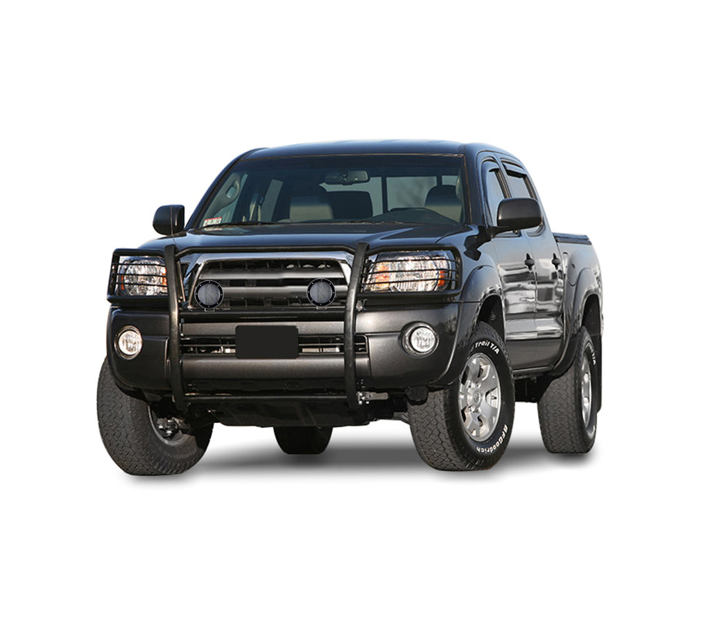 Black Horse Off Road 17A096400MA-PLFB Grille Guard Kit for Select Toyota Tacoma