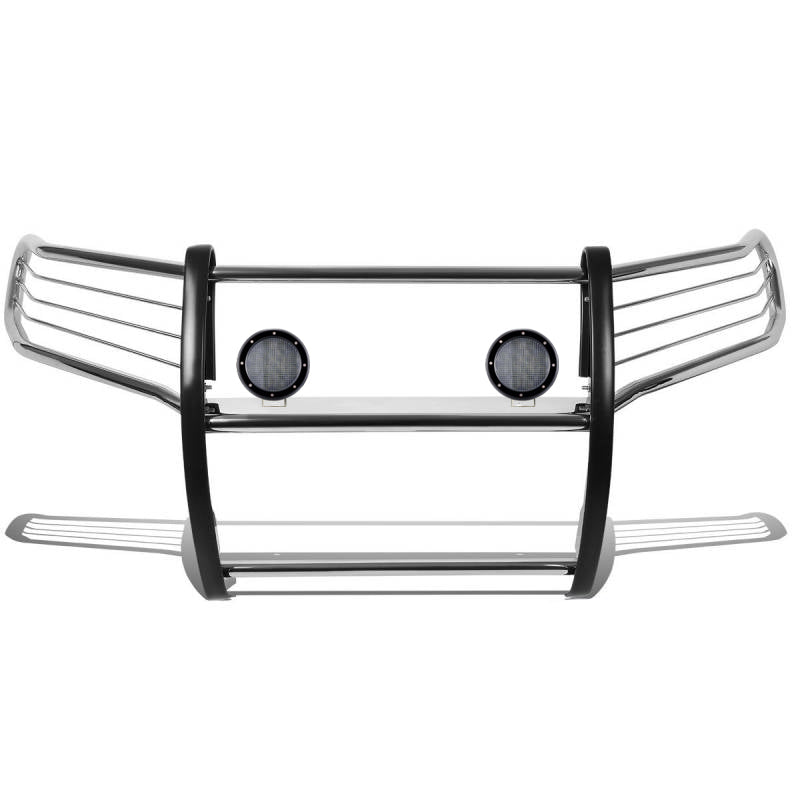 Black Horse Off Road 17A096400MSS-PLFB Grille Guard Kit for Select Toyota Tacoma