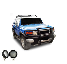 Load image into Gallery viewer, Black Horse Off Road 17A098600MA-PLFB Grille Guard Kit for Select Toyota FJ Cruiser