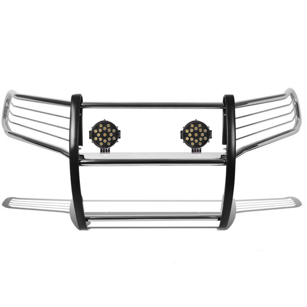 Black Horse Off Road 17A110200MSS-PLB Grille Guard Kit for Select Nissan Frontier, Nissan Pathfinder