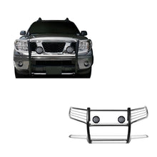 Load image into Gallery viewer, Black Horse Off Road 17A110200MSS-PLFB Grille Guard Kit for Select Nissan Frontier, Nissan Pathfinder