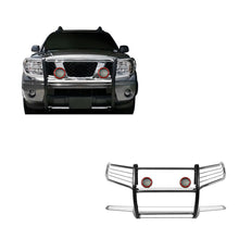 Load image into Gallery viewer, Black Horse Off Road 17A110200MSS-PLFR Grille Guard Kit for Select Nissan Frontier, Nissan Pathfinder