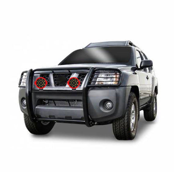 Black Horse Off Road 17A112100MA-PLR Grille Guard Kit for Select Nissan Xterra