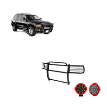 Load image into Gallery viewer, Black Horse Off Road 17BH23MA-PLR Grille Guard Kit for Select Dodge Dakota, Dodge Durango