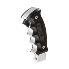 Load image into Gallery viewer, 17C-Corvete-Billet-Plus-Shifter-Pistol-Grip-Polished-Aluminum-WBlack-Wood-Grips