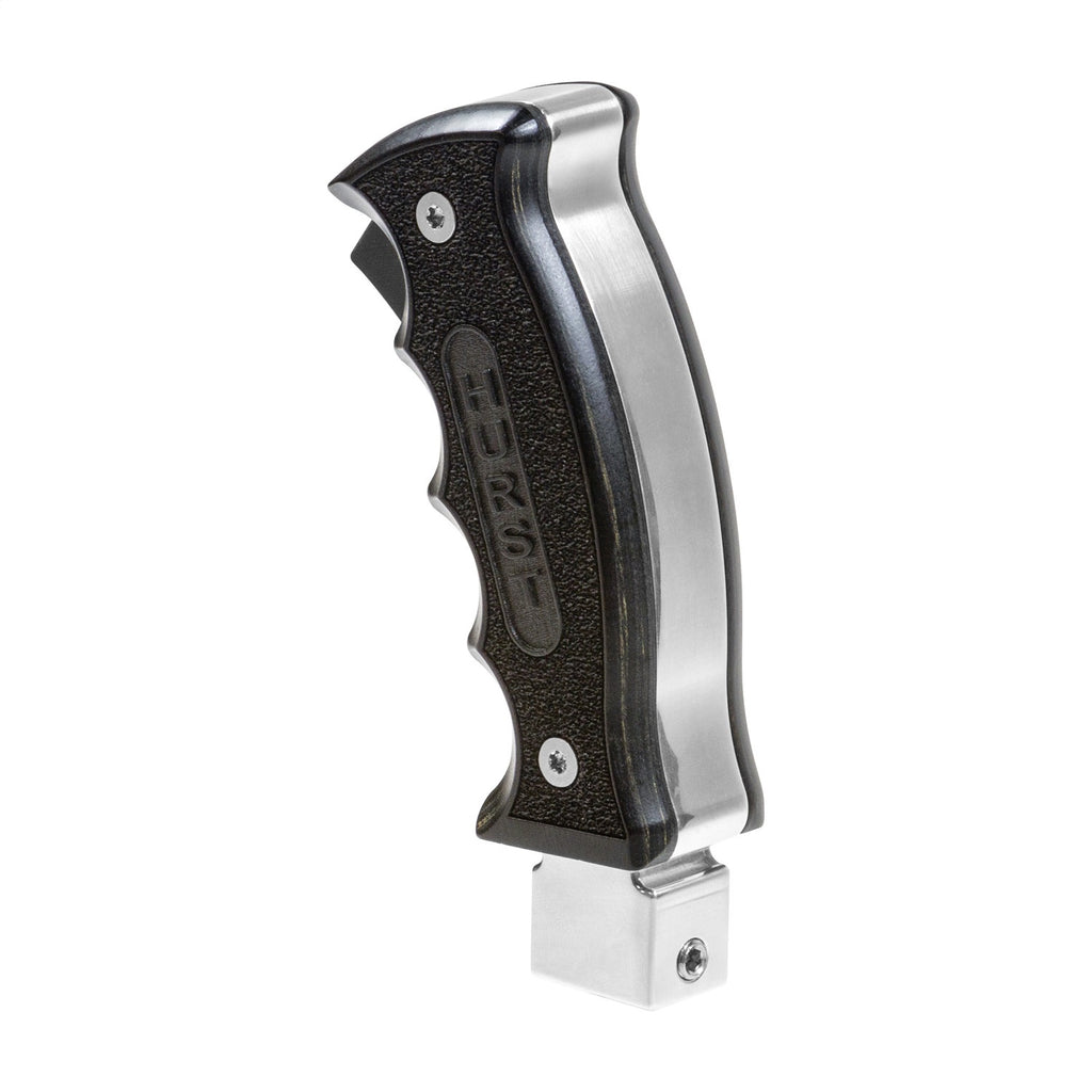 17C-Corvete-Billet-Plus-Shifter-Pistol-Grip-Polished-Aluminum-WBlack-Wood-Grips