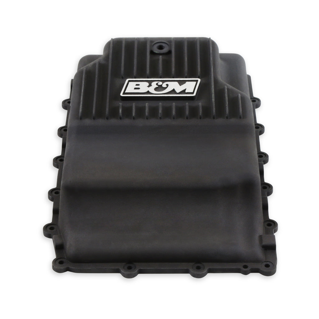 17C-F150-Hitek-Heavy-Duty-Deep-Transmission-Pan-W-Magnetic-Drain-Plug-Aluminum-Black