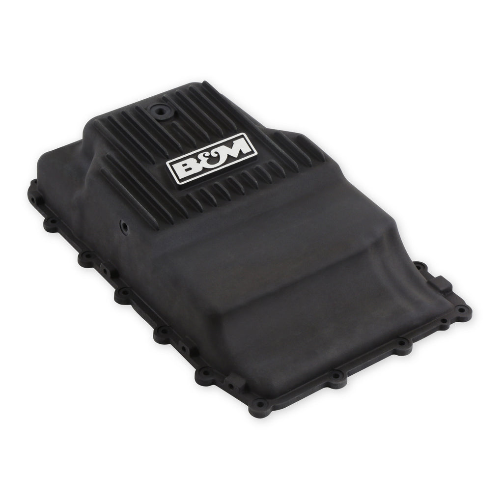 17C-F150-Hitek-Heavy-Duty-Deep-Transmission-Pan-W-Magnetic-Drain-Plug-Aluminum-Black