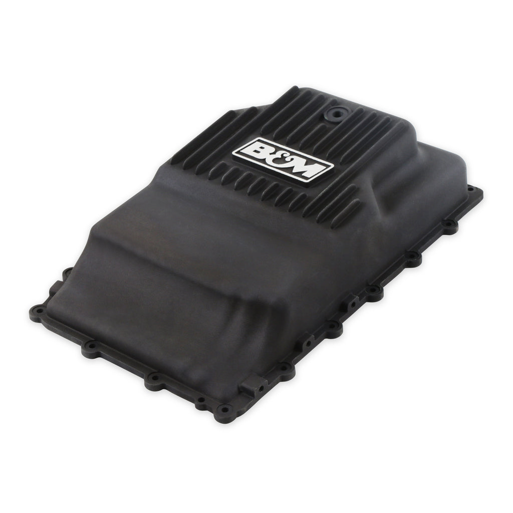 17C-F150-Hitek-Heavy-Duty-Deep-Transmission-Pan-W-Magnetic-Drain-Plug-Aluminum-Black