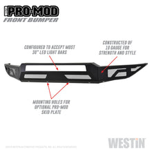 Load image into Gallery viewer, 17C-F250F350-Super-Duty-Textured-Black-Promod-Front-Bumper