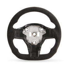 Load image into Gallery viewer, 17C-Tesla-Model-3--20C-Model-Y-Steering-Wheel-Alcantara-Wrapped-Black