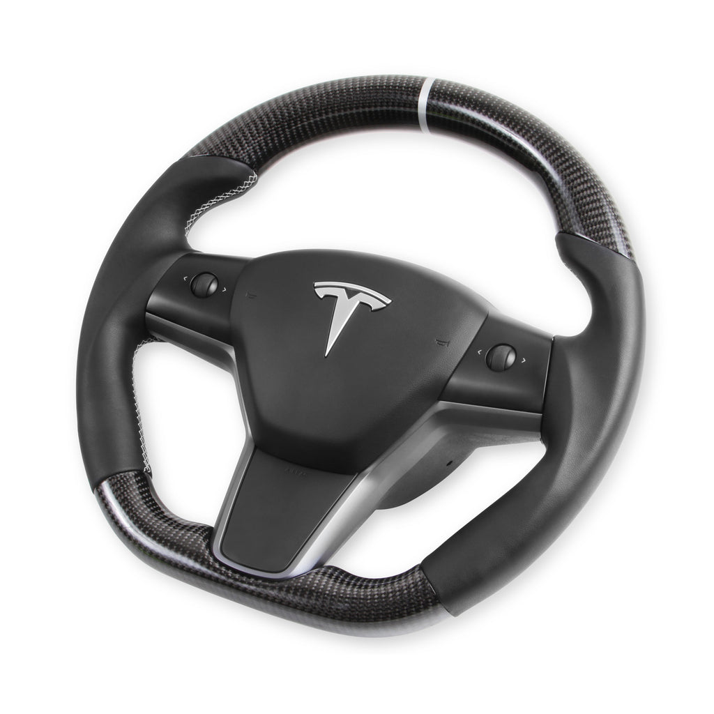17C-Tesla-Model-3-Steering-Wheel-Carbon-Fiber-W-Leather-Grips-Black-Leather