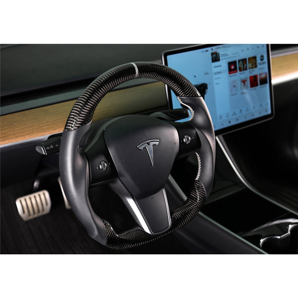 17C-Tesla-Model-3-Steering-Wheel-Carbon-Fiber-W-Leather-Grips-Black-Leather