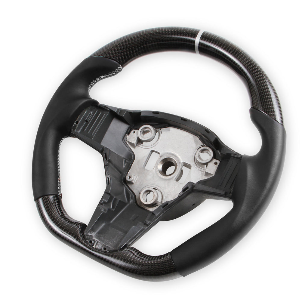 17C-Tesla-Model-3-Steering-Wheel-Carbon-Fiber-W-Leather-Grips-Black-Leather
