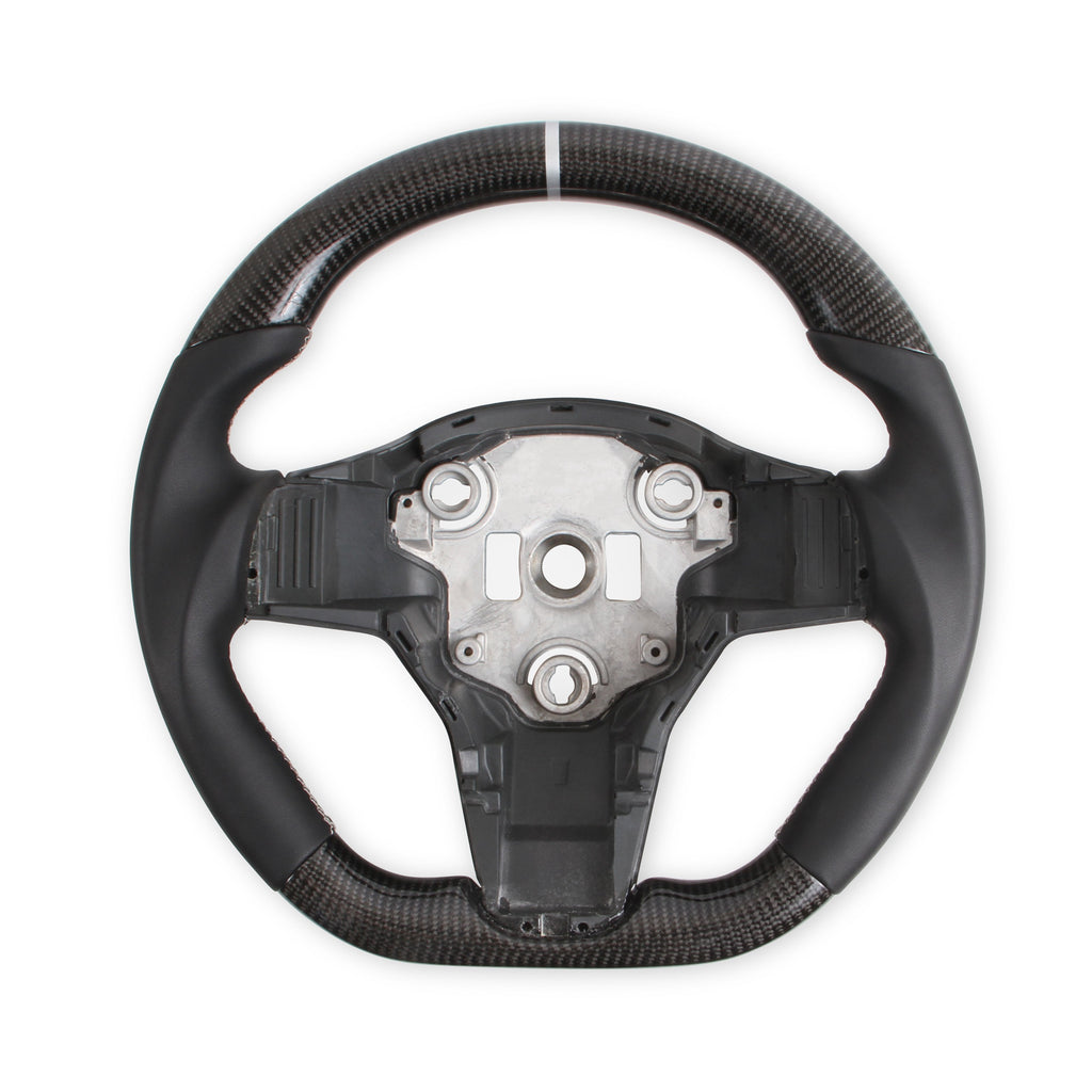 17C-Tesla-Model-3-Steering-Wheel-Carbon-Fiber-W-Leather-Grips-Black-Leather