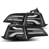 AlphaRex 601010 LED Taillights Jet Black