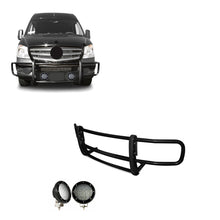 Load image into Gallery viewer, Black Horse Off Road 17D501MA-PLFB Spartan Grille Guard Kit for Select Dodge Sprinter 2500, Dodge Sprinter 3500, Freightliner Sprinter 2500, Freightliner Sprinter 3500, Mercedes-Benz Sprinter 1500, Mercedes-Benz Sprinter 2500, Mercedes-Benz Sprinter